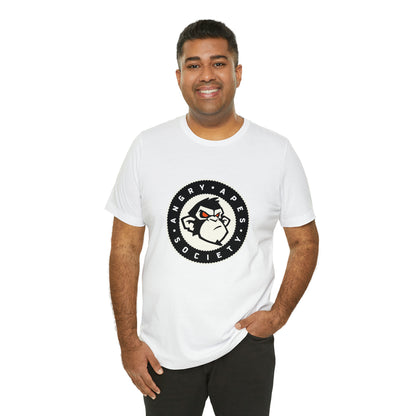 Angry Apes Society Logo FRONT Unisex Short Sleeve Tee