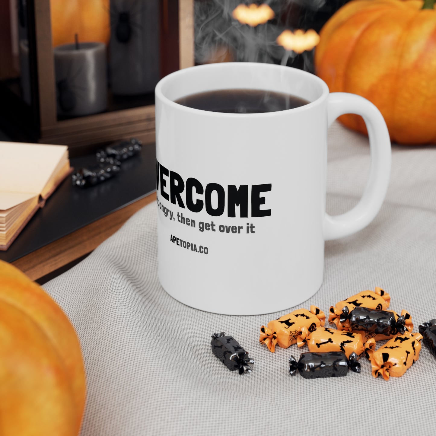 "Overcome" Ceramic Mug