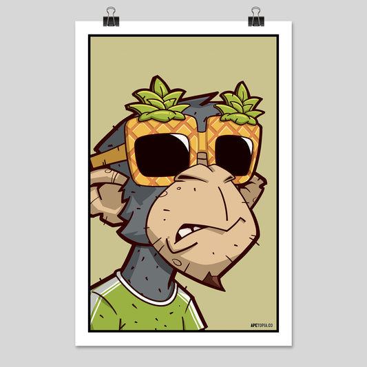 "Pineapple Glasses" Poster