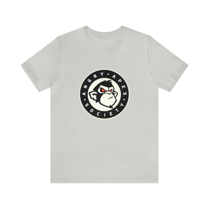 Angry Apes Society Logo FRONT Unisex Short Sleeve Tee